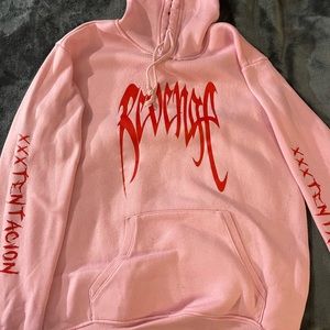 pink xxxtentacion hoodie